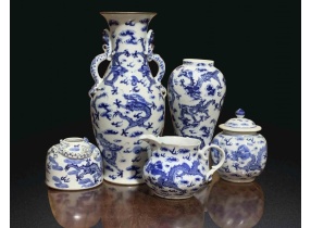 Bộ sưu tập thanh hoa vân long 