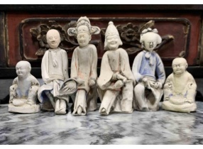 BỘ TƯỢNG GỐM ĐẤT NUNG TRIỀU ĐƯỜNG