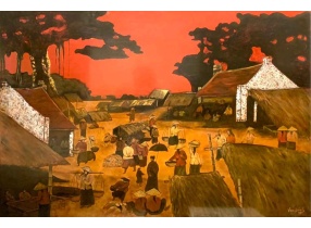 Chợ Phiên (BST-Phòng tranh gia đình) 