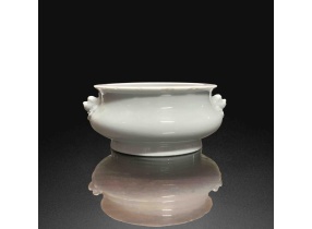 Thanh đại (1644-1911) đức hoá diêu song sư nhĩ hương lô清代(1644-1911) 德化窑双狮耳香炉