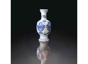 Thanh khang hy  thanh hoa hoa huỷ bình清康熙 青花花卉瓶 