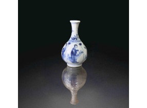 Thanh khang hy thanh hoa sĩ nữ đồ tiểu bình清康熙青花仕女图小瓶 